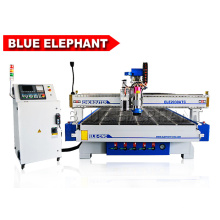 CNC Oscillating Knife Cutting Machine Leather Atc CNC Router 2030 Blue Elephant Factory